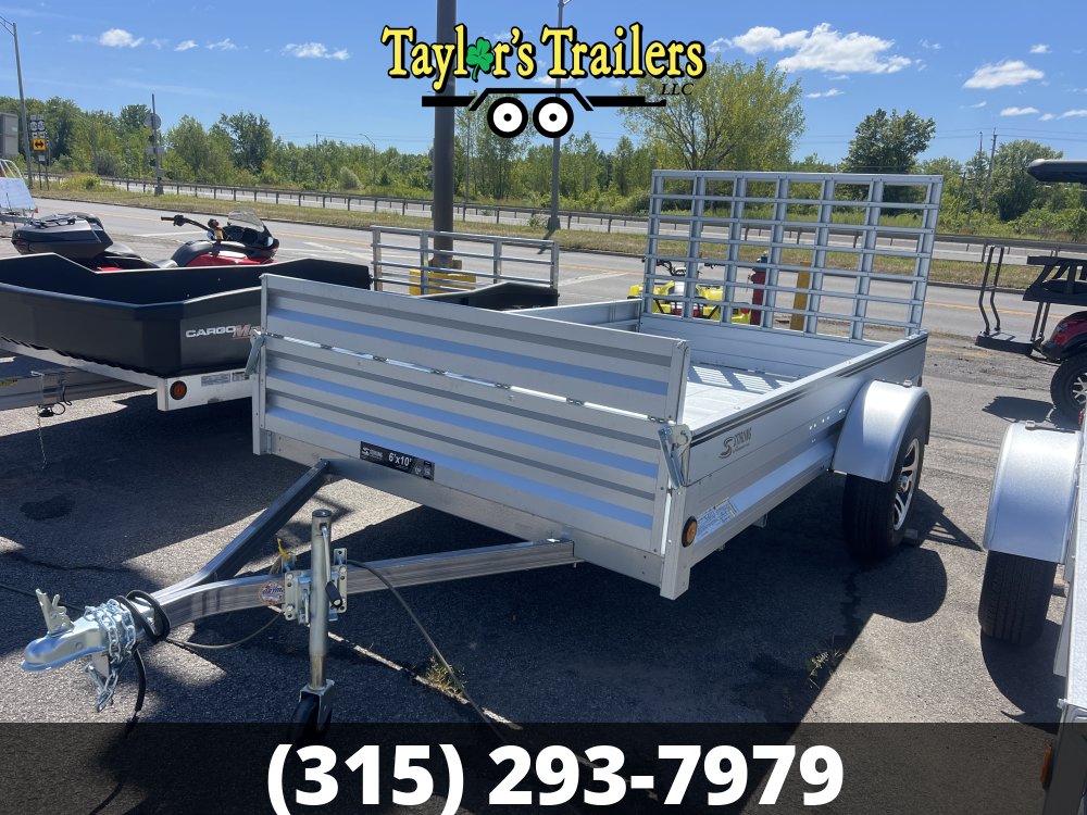 2025 Stirling 6x10 SA Galvanized Utility 2990 GVW w/ Solid Sides