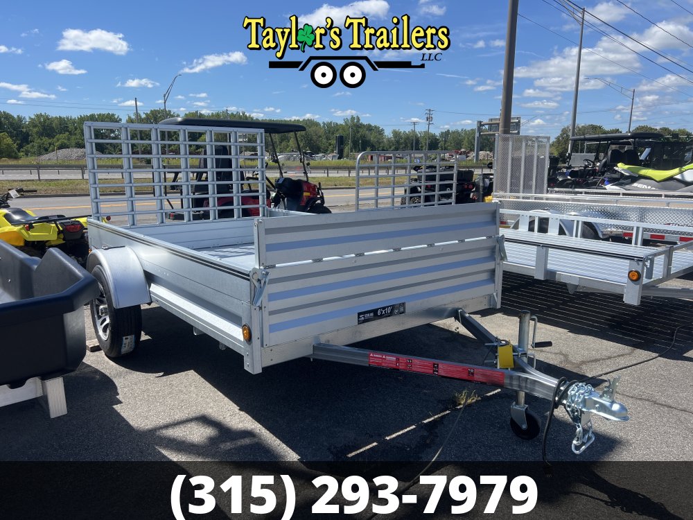 2025 Stirling 6x10 SA Galvanized Utility 2990 GVW w/ Solid Sides