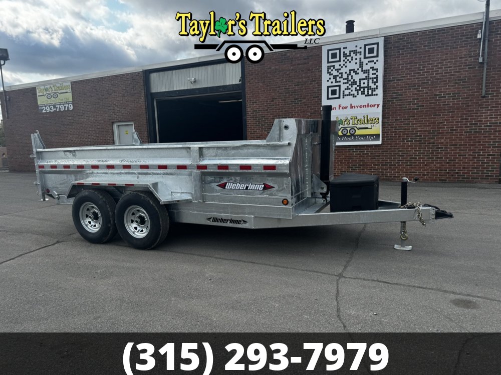 2025 Weber Lane 82x12 Galanized Dump Trailer 10K GVW w/Tarp Kit