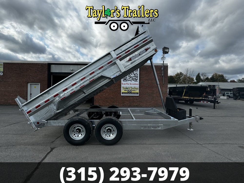 2025 Weber Lane 82x12 Galanized Dump Trailer 10K GVW w/Tarp Kit