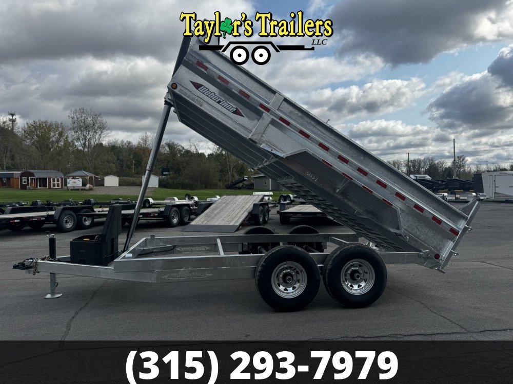2025 Weber Lane 82x12 Galanized Dump Trailer 10K GVW w/Tarp Kit