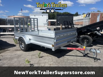 2025 Stirling 6x10SA Galvanized Utility 2990GVW w/ Solid Sides