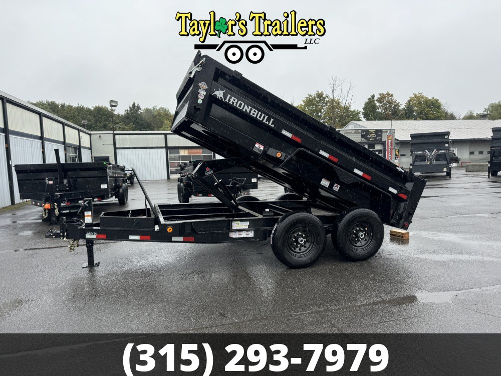 2024 IRON BULLDUMP TRAILER 83X12 15000 GVW