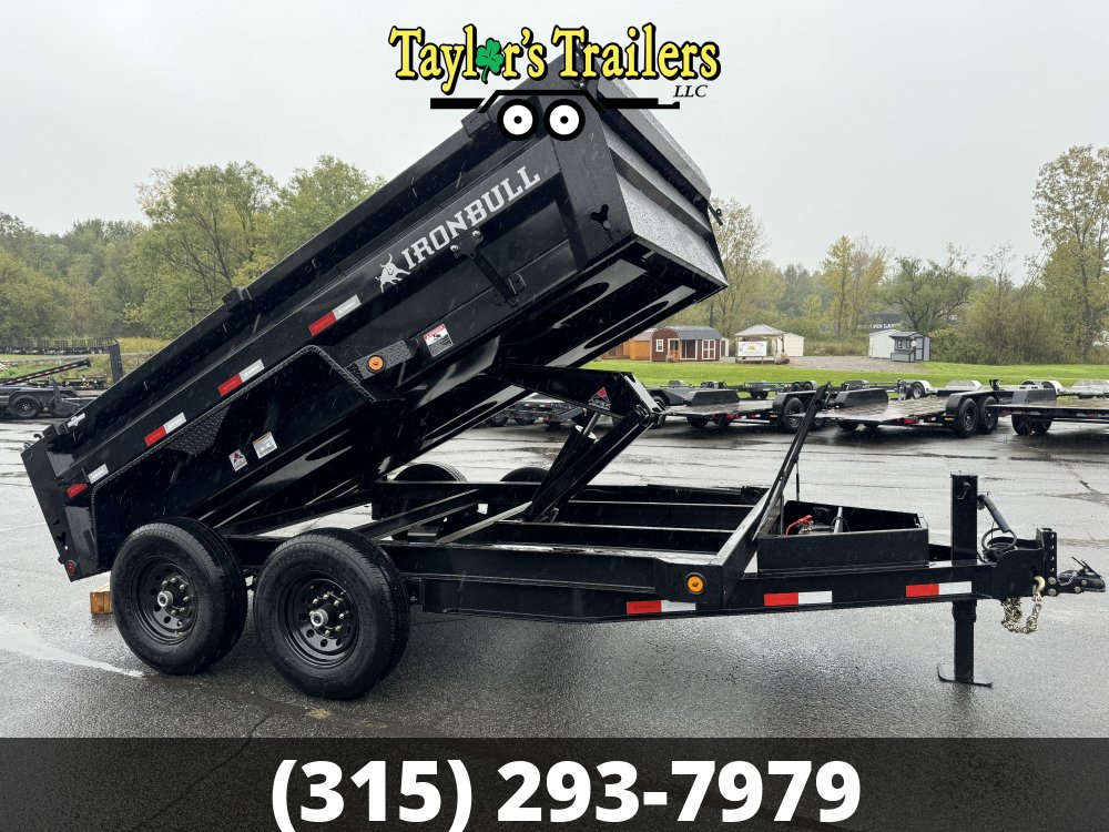 2024 IRON BULLDUMP TRAILER 83X12 15000 GVW