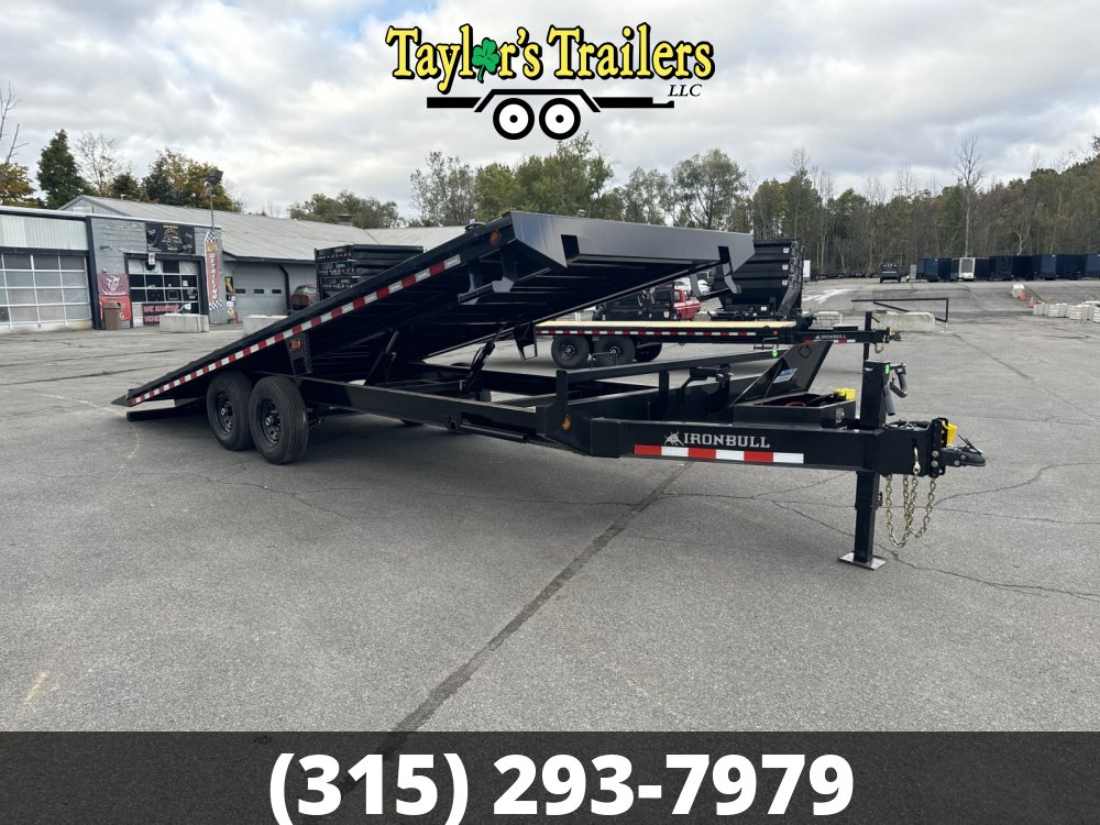 2026 Iron Bull 102X24 14K GVW Tilt Deck Over Equipment Trailer