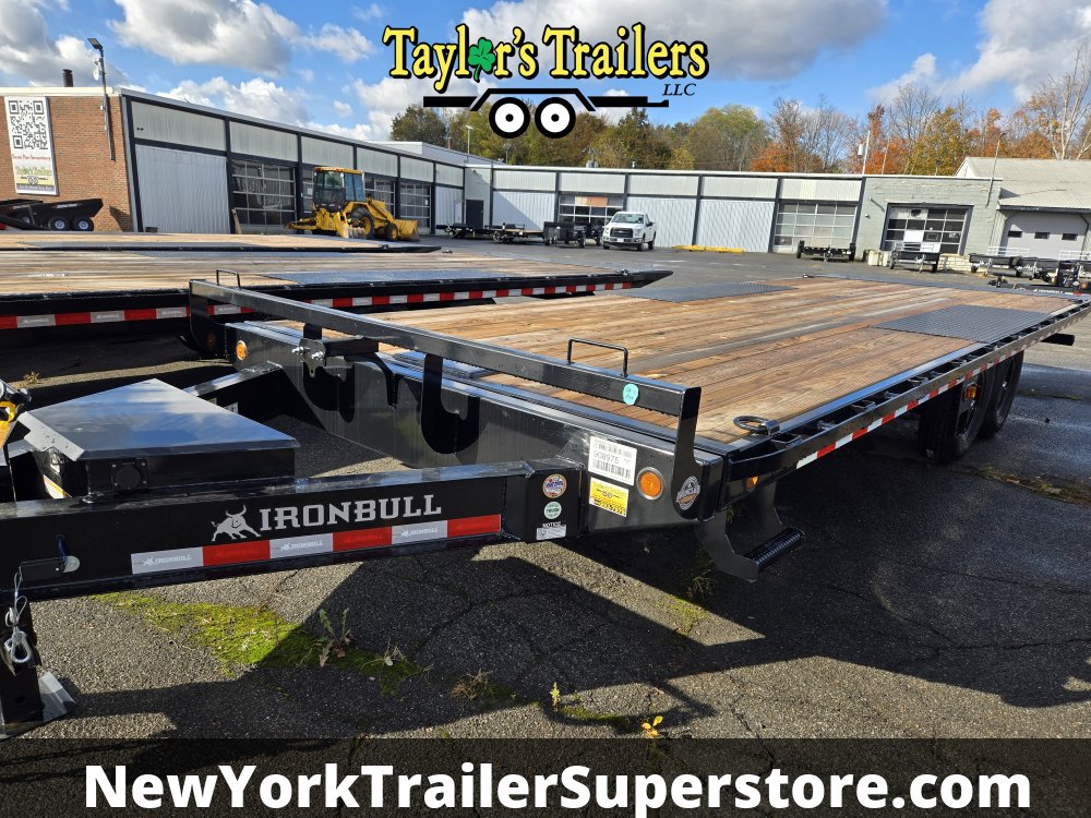 2026 Iron Bull 102X24 14K GVW Tilt Deck Over Equipment Trailer