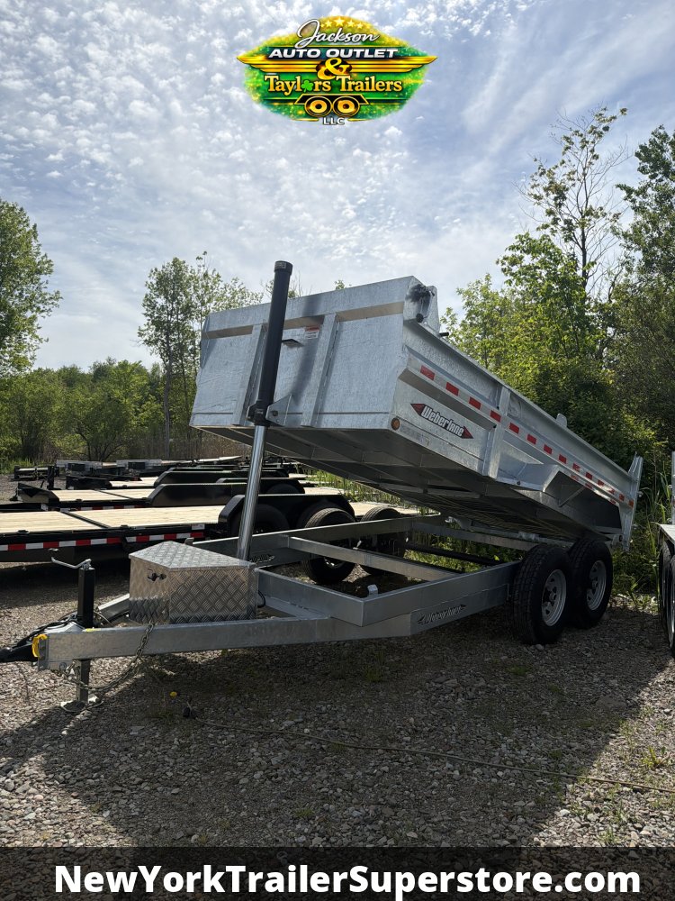 2026 Weberlane 82x14 Galvanized Dump Trailer 15.6K GVW w/Tarp Kit