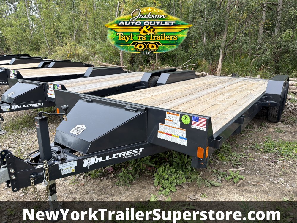 2026 Hillcrest 82x18' Flatbed Car Hauler 9,995 GVWR