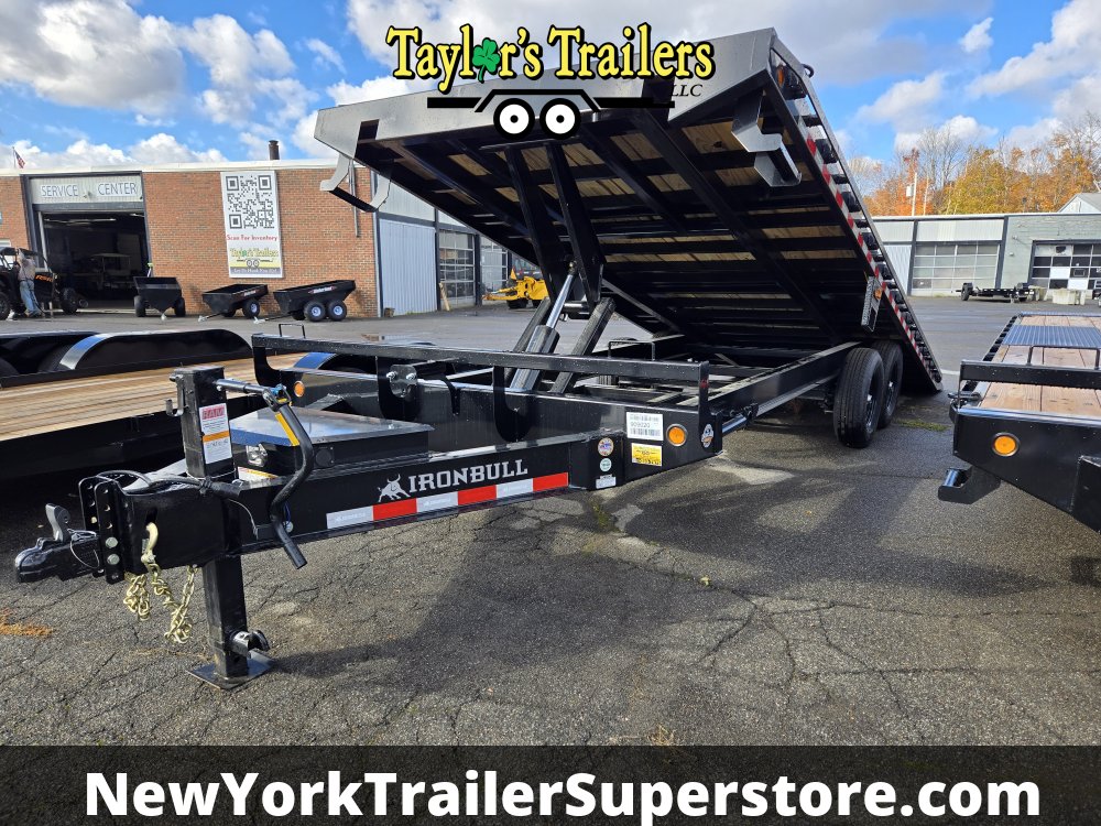 2026 Iron Bull 102X24 14K GVW Tilt Deck Over Equipment Trailer