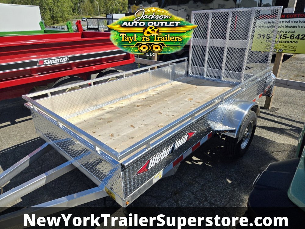 2025 Weberlane 5x10SA Aluminum Utility 2990k GVW