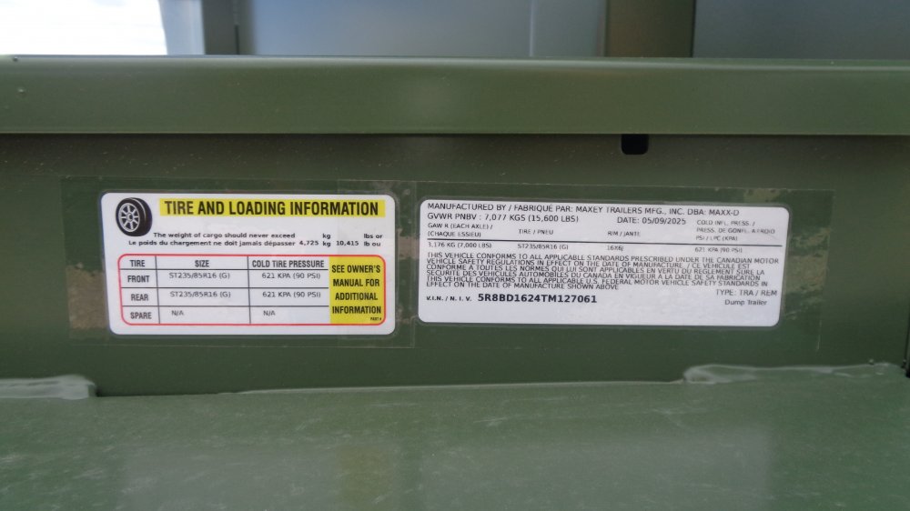 MAXX-D 7x16 15,600 Dump