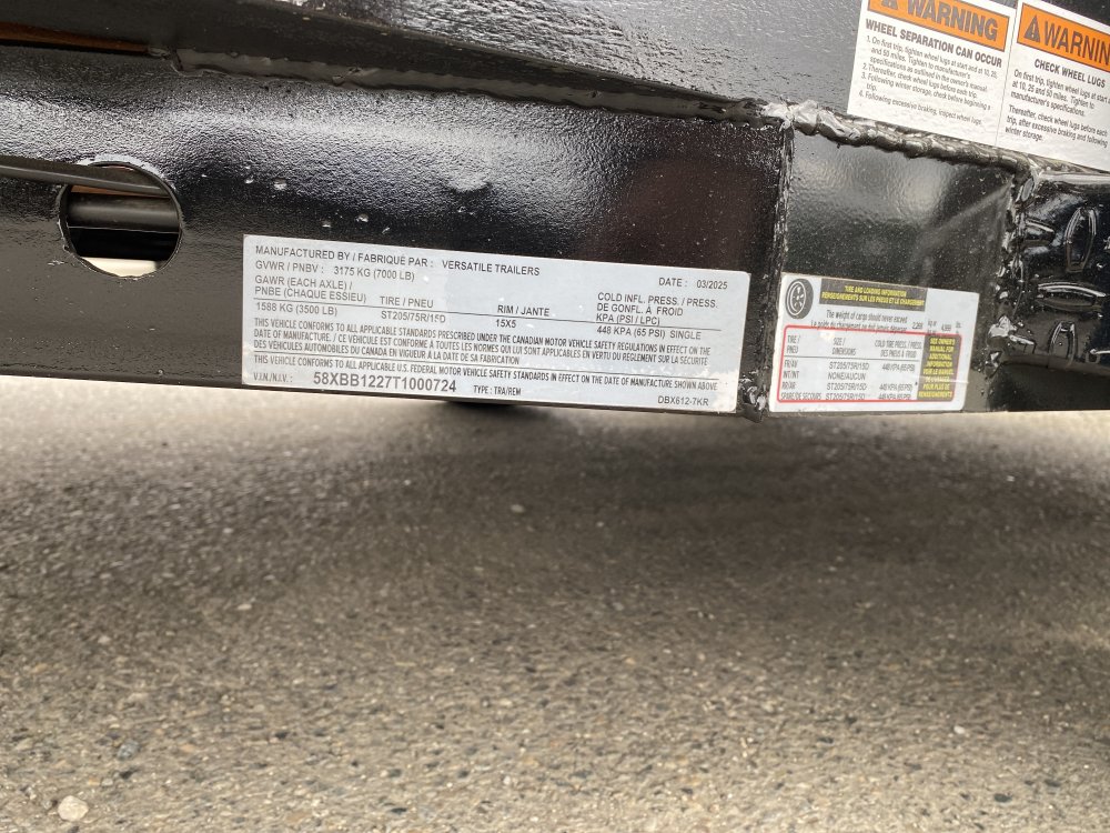 Versatile 6x12 7,000 Utility