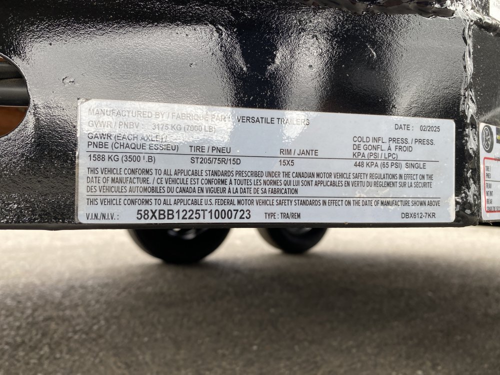 Versatile 6x12 7,000 Utility