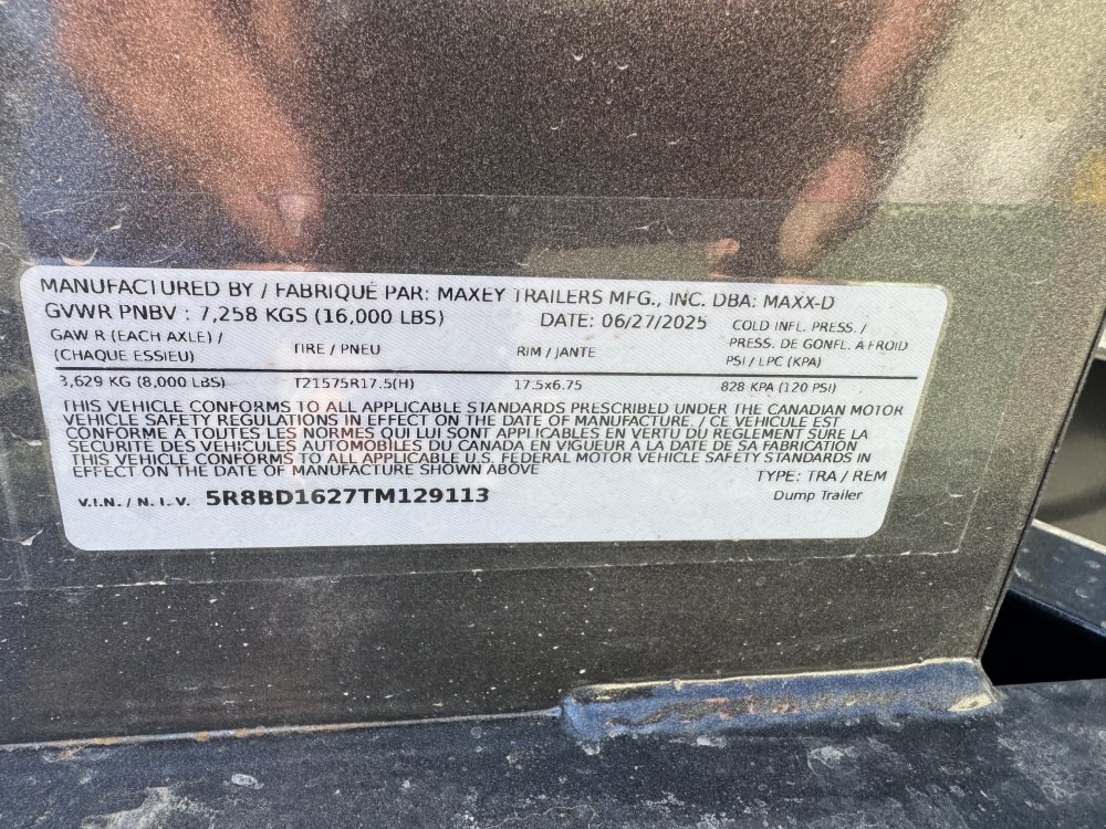 MAXX-D 7x16 16,000 Dump