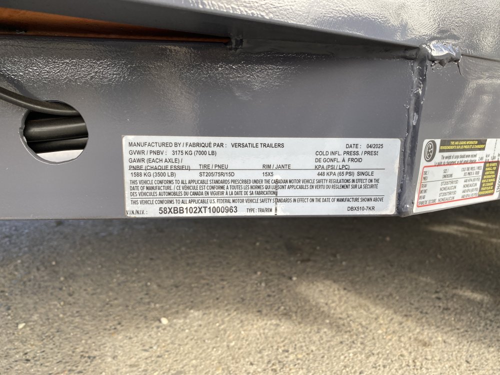 Versatile 5x10 7,000 Utility