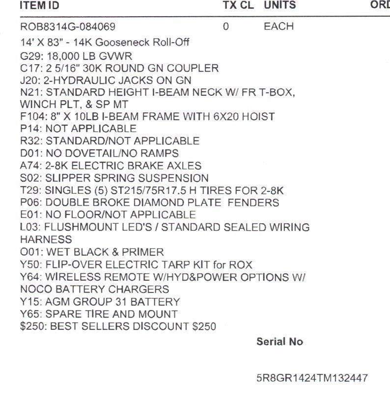 Maxx-D 7x14 18,000 Roll-Off