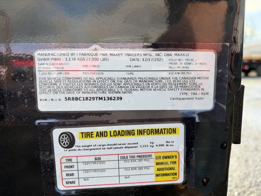 Maxx-D 7x18 7,000 Deck In-Between