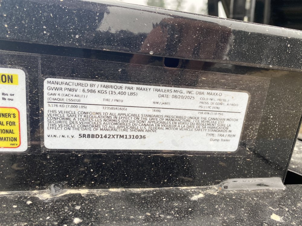 MAXX-D 7x14 15,400 Dump
