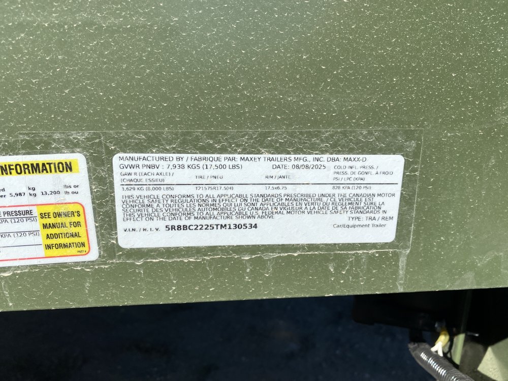 MAXX-D 8.5x22 17,500 Flatbed