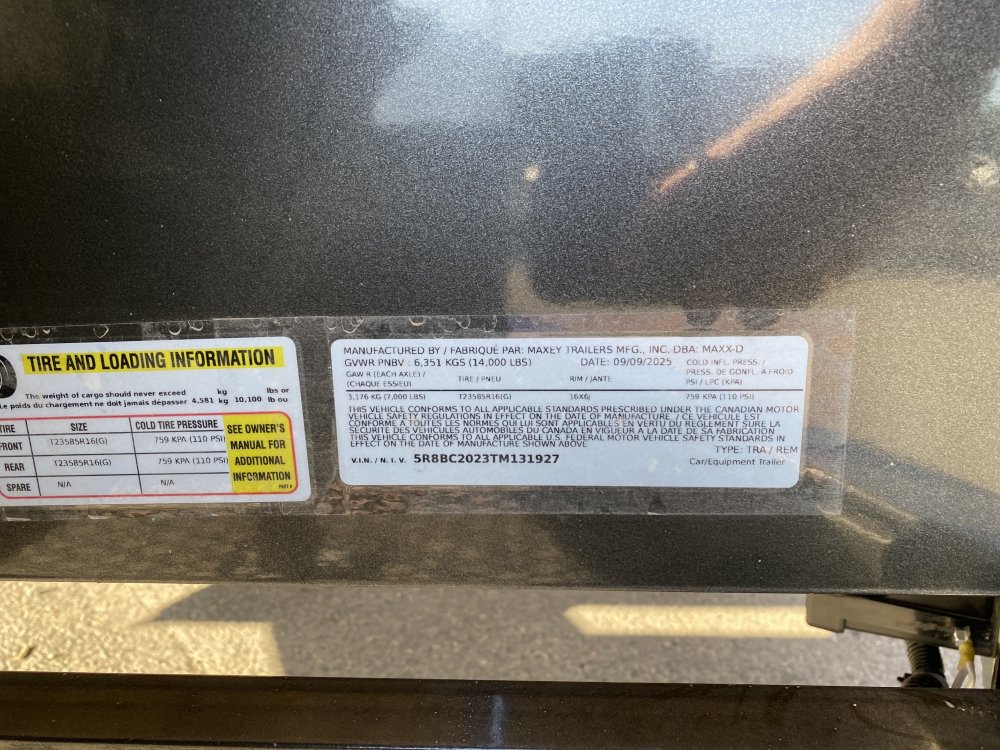 MAXX-D 8.5x20 14,000 Tilt