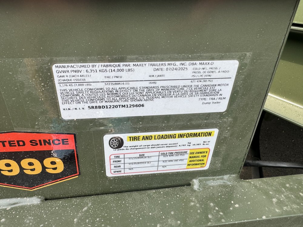 MAXX-D 6x12 14,000 Dump