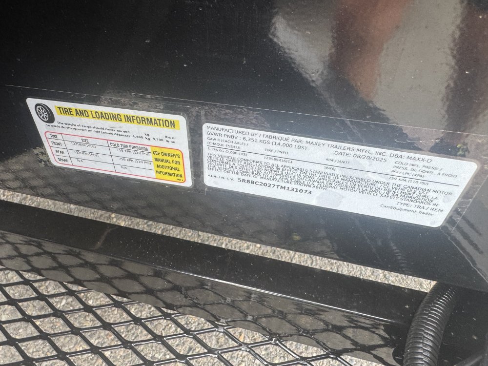MAXX-D 8.5x20 14,000 Flatbed