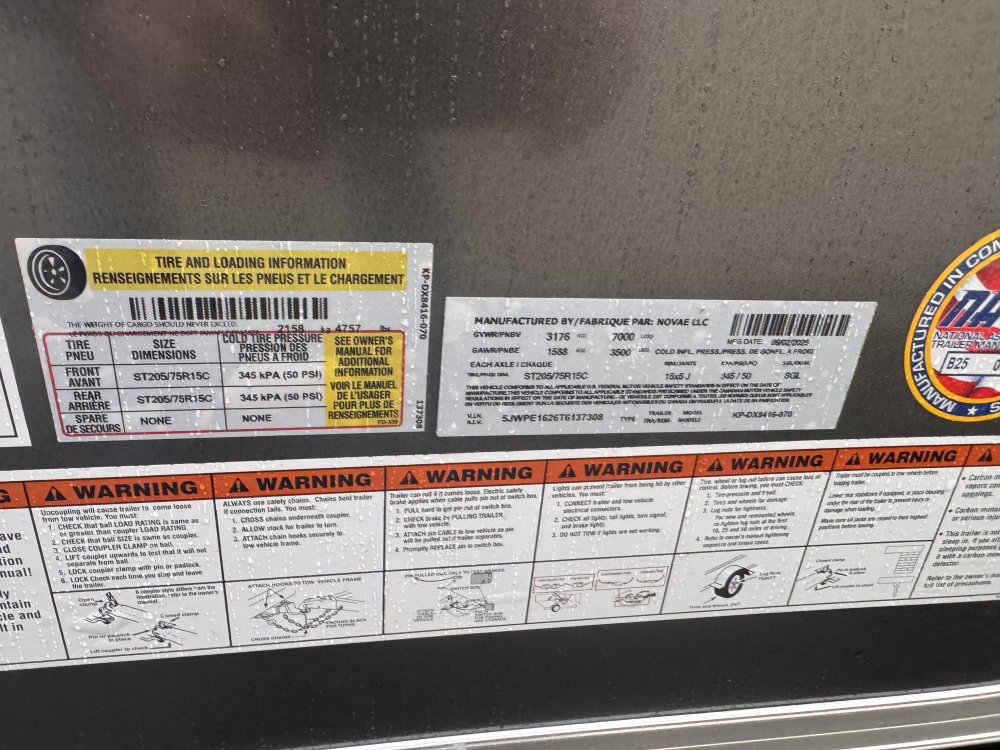 Pace American 7x16 7,000 Enclosed