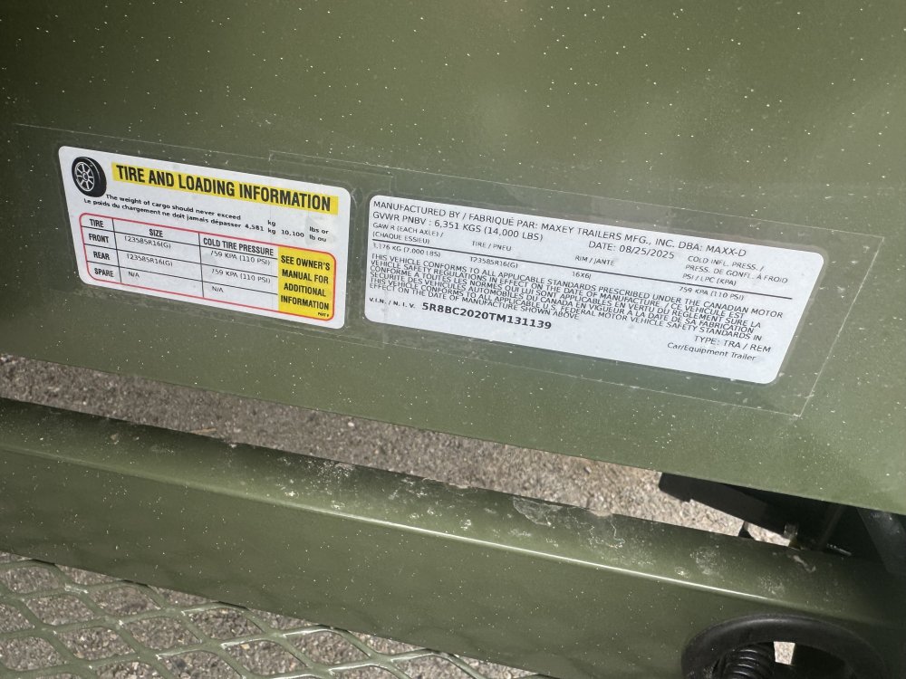 MAXX-D 8.5x20 14,000 Flatbed