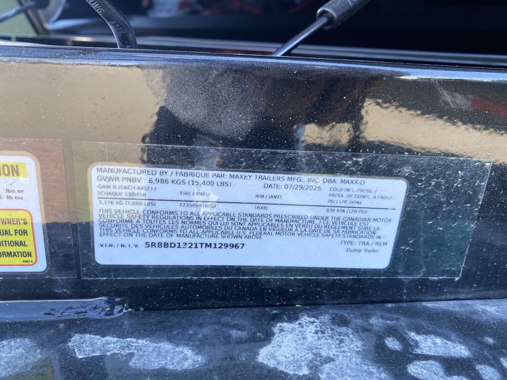 MAXX-D 7x14 15,400 Dump
