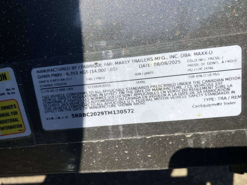 MAXX-D 8.5x20 14,000 Tilt
