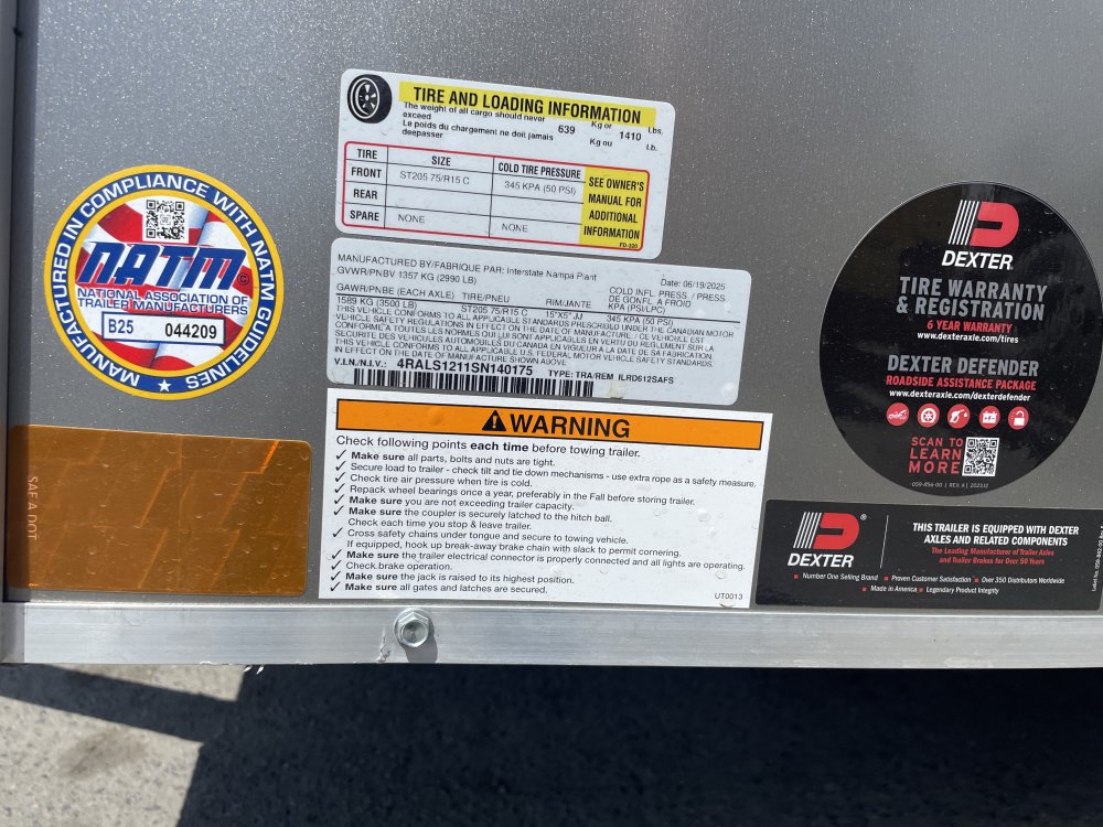 Interstate 6x12 2,990 Enclosed