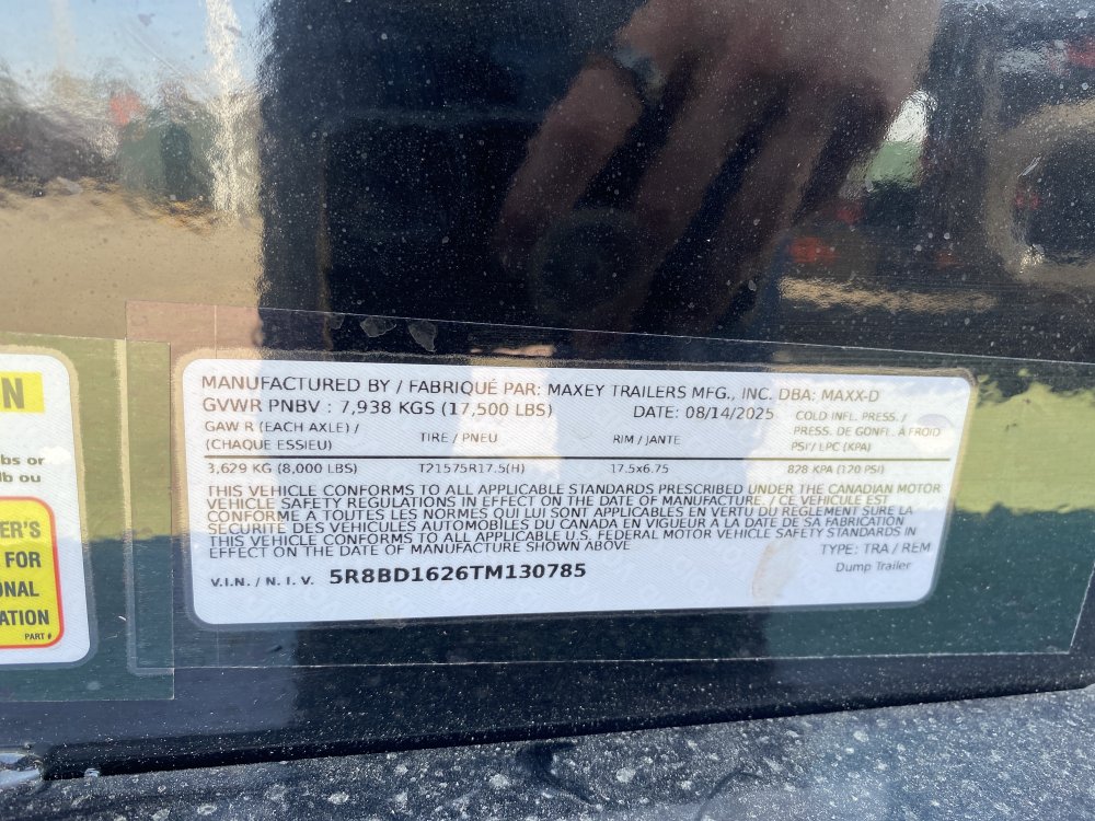 MAXX-D 7x16 17,500 Dump
