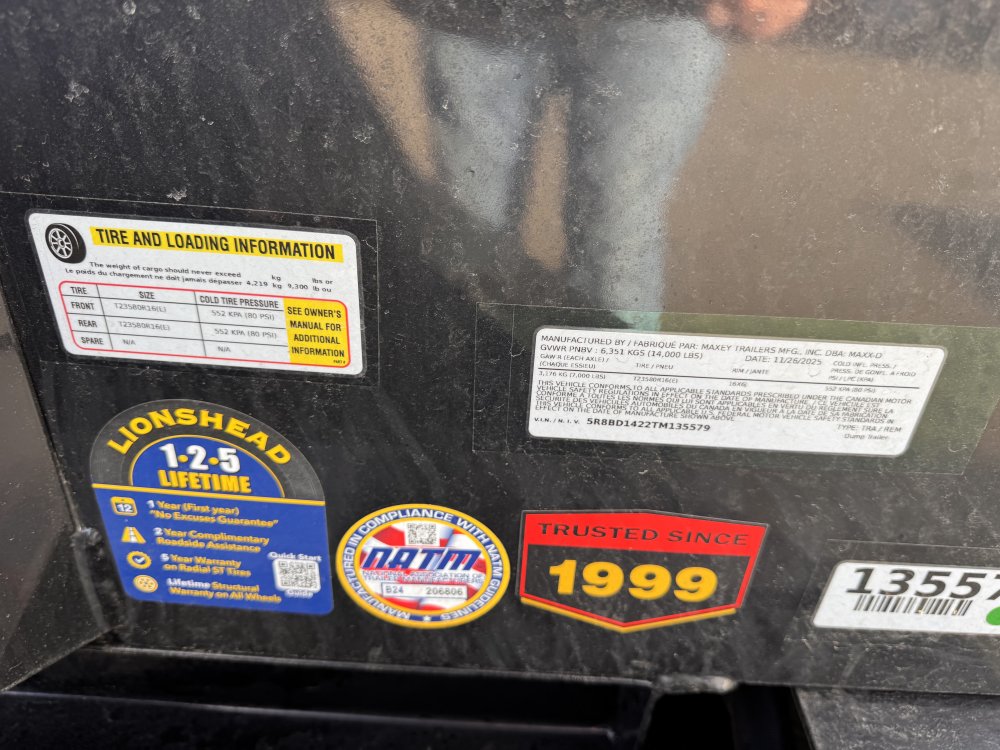 Maxx-D 7x14 14,000 Dump