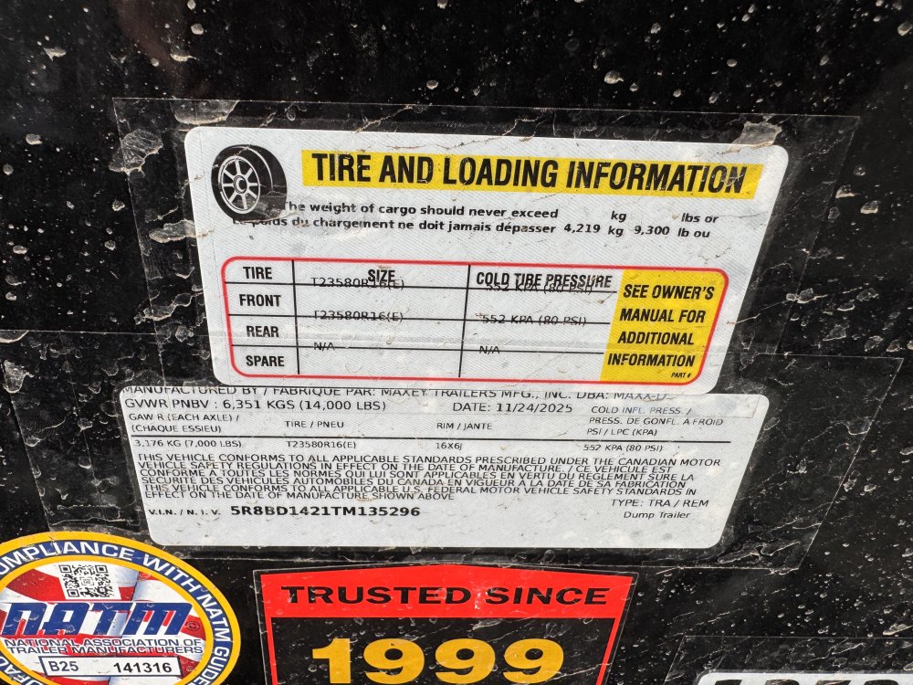 Maxx-D 7x14 14,000 Dump