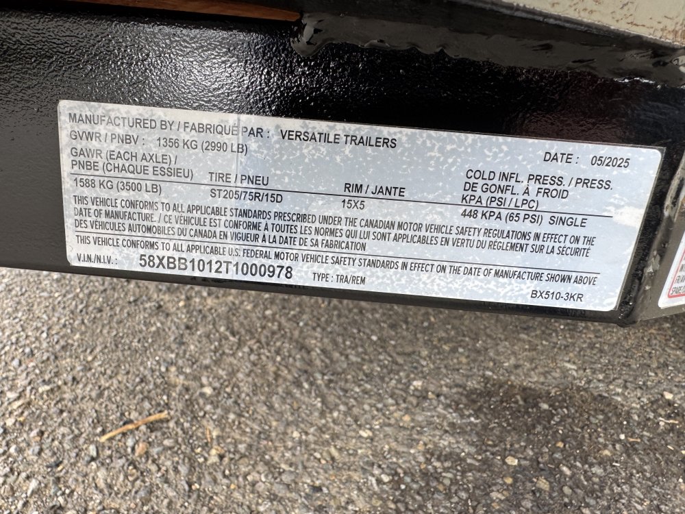 Versatile 5x10 2,990 Utility