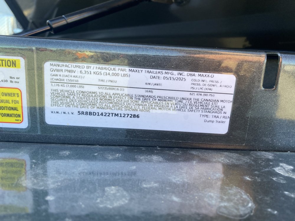 MAXX-D 7x14 14,000 Dump