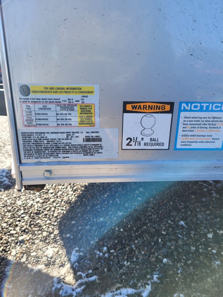 Wells Cargo 7x16 7,000 Enclosed Cargo