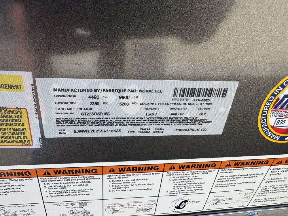 Mirage 8.5x20 9,900 Enclosed