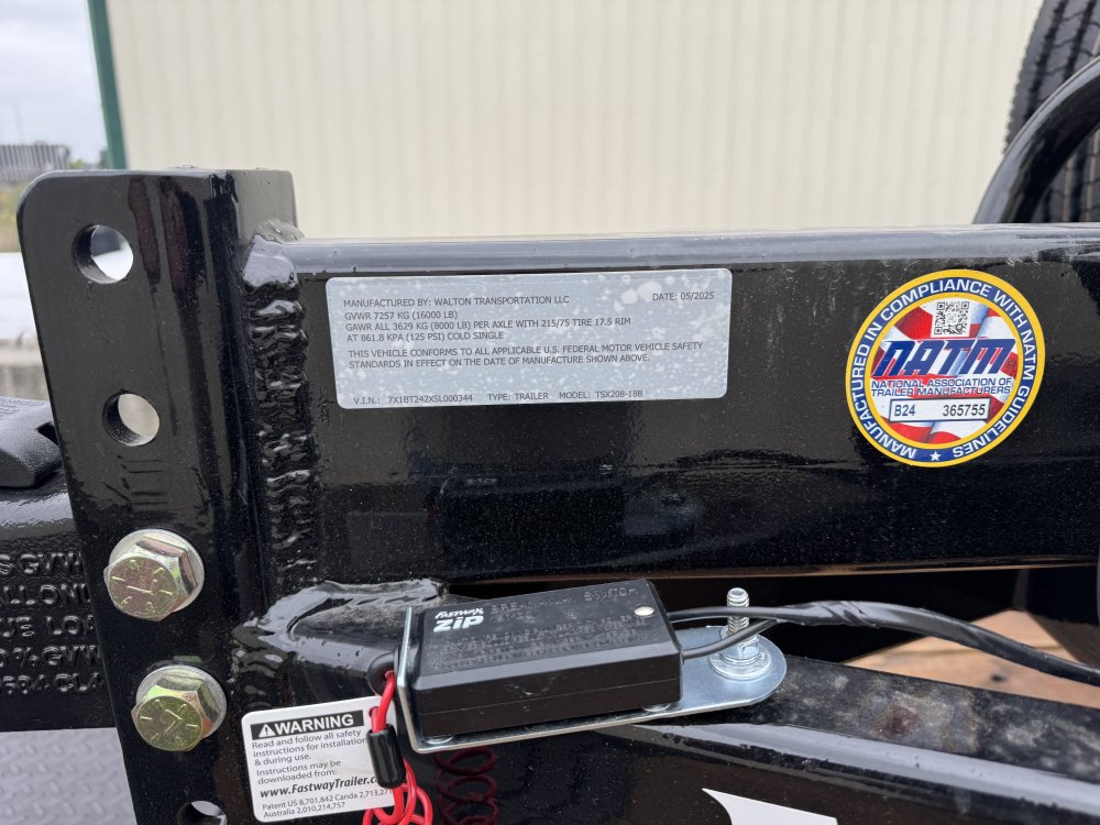 Walton 7x18 16,000 Equipment