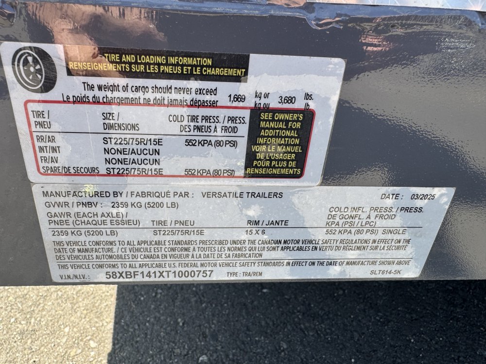 Versatile 6x14 5,200 Utility