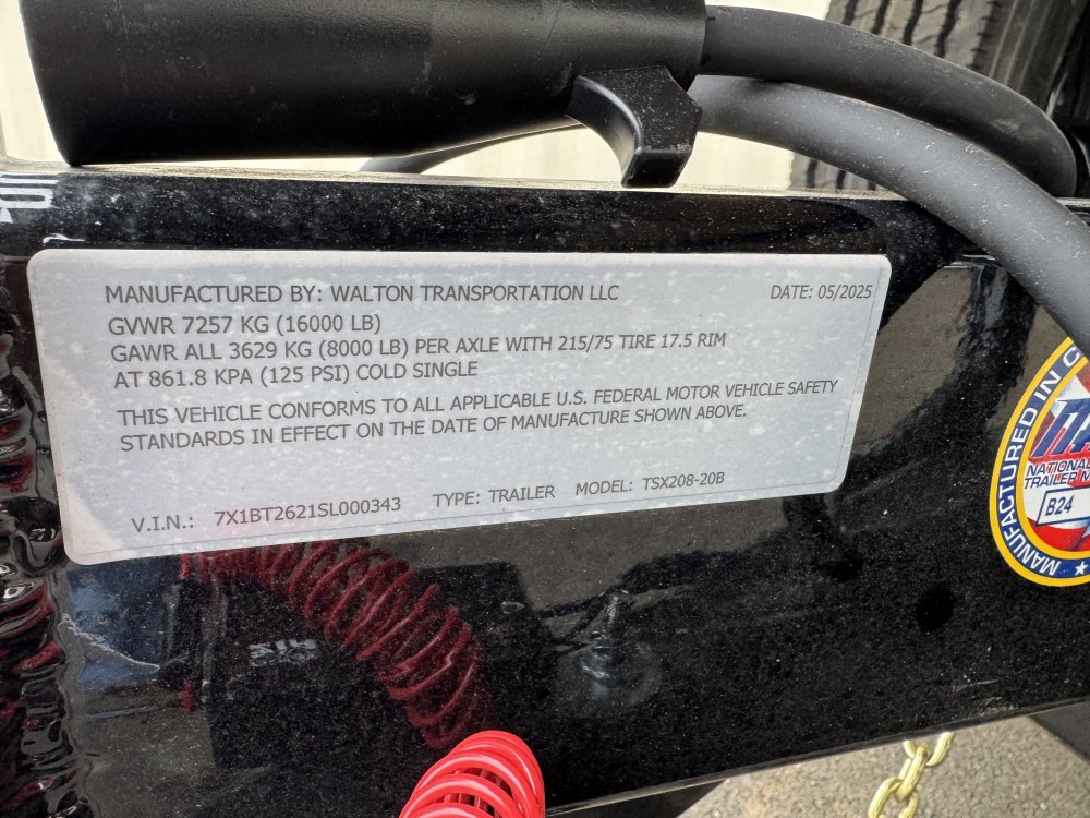 Walton 7x20 16,000 Equipment