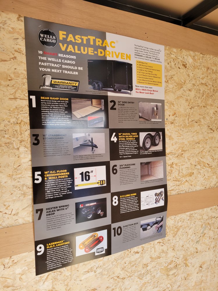 Wells Cargo 7x16 7,000 Enclosed Cargo