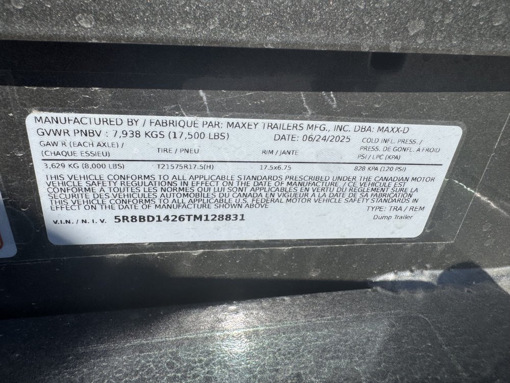 MAXX-D 7x14 17,500 Dump