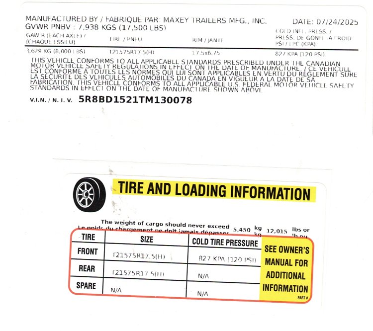 MAXX-D 7x16 17,500 Dump