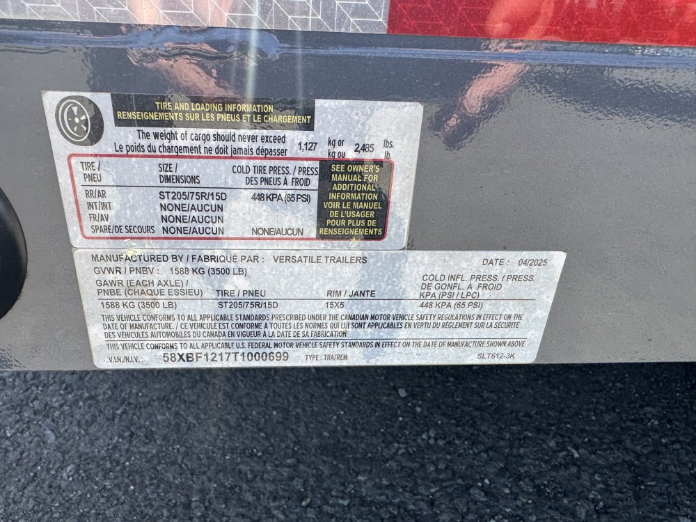Versatile 6x12 3,500 Utility