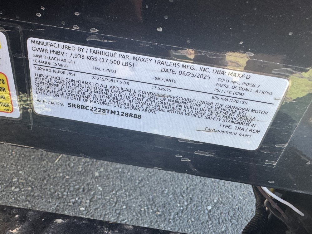 MAXX-D 8.5x22 17,500 Flatbed
