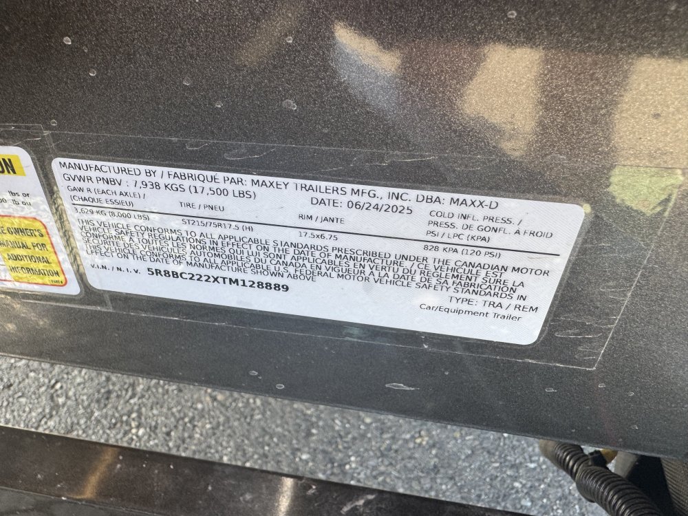 MAXX-D 8.5x22 17,500 Flatbed