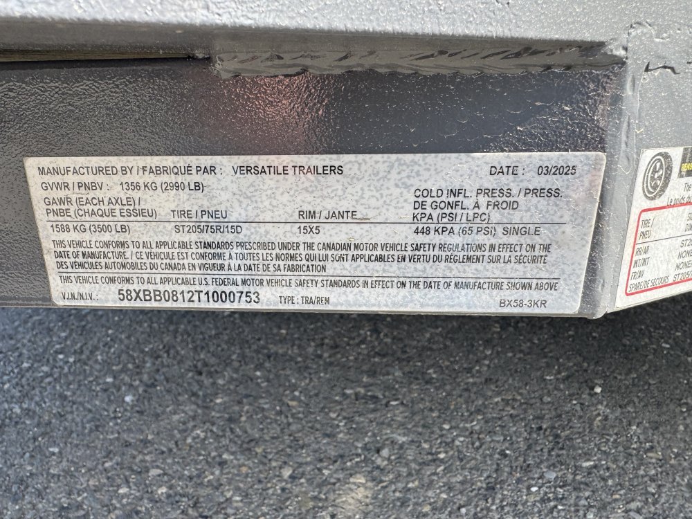 Versatile 5x8 2,990 Utility