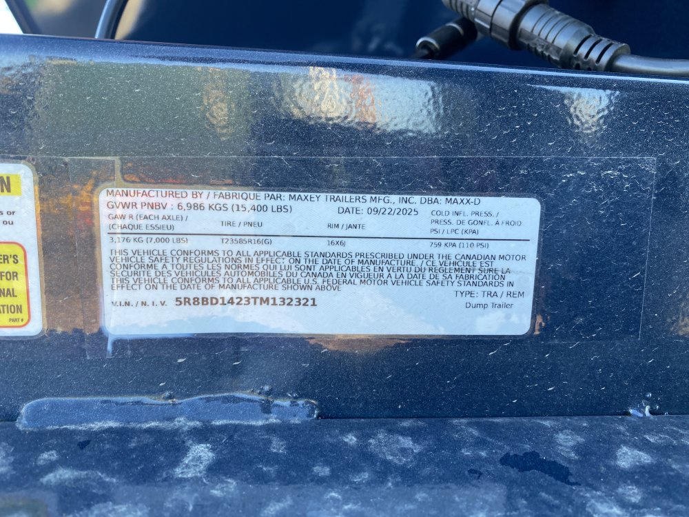 MAXX-D 7x14 15,400 Dump