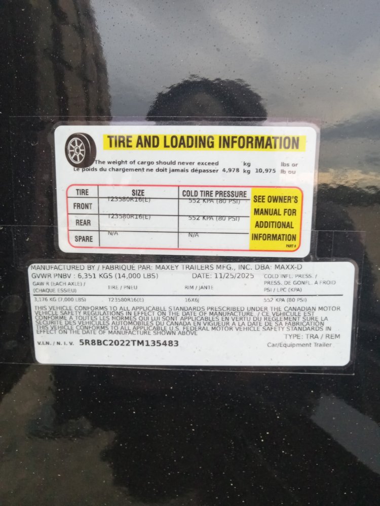 Maxx-D 7x20 14,000 Deck In-Between